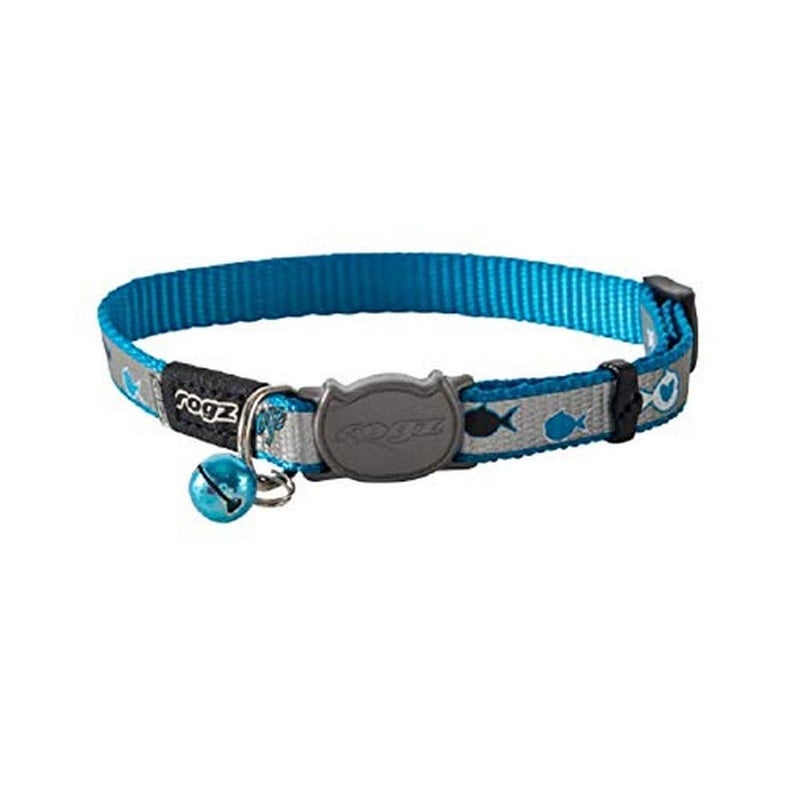 Rogz Catz ReflectoCat Collar, Extra Small, Blue